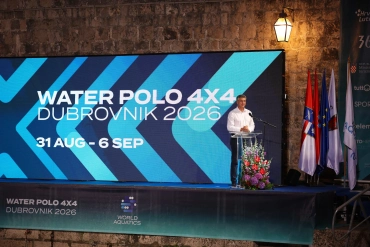 Premijer Plenković otvorio 1. SP u vaterpolu 4×4